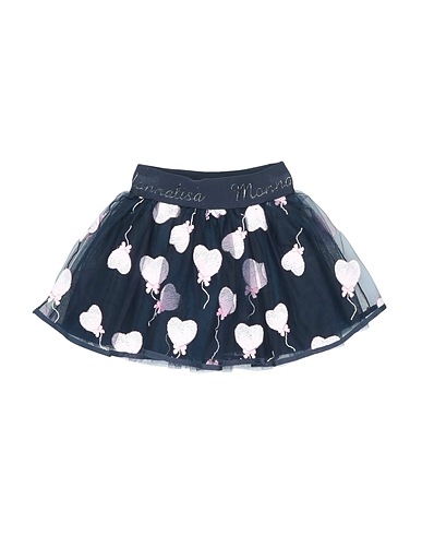MONNALISA Skirt Midnight blue 100% Polyamide, Polyester