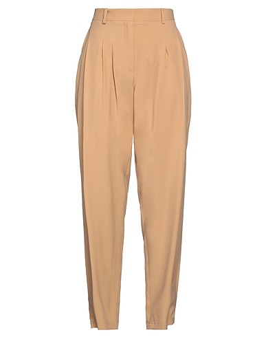FERRAGAMO Casual trouser Sand 100% Silk