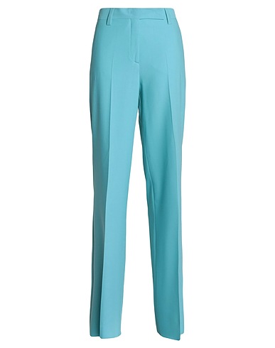 FERRAGAMO Casual pants Sky blue 100% Virgin Wool