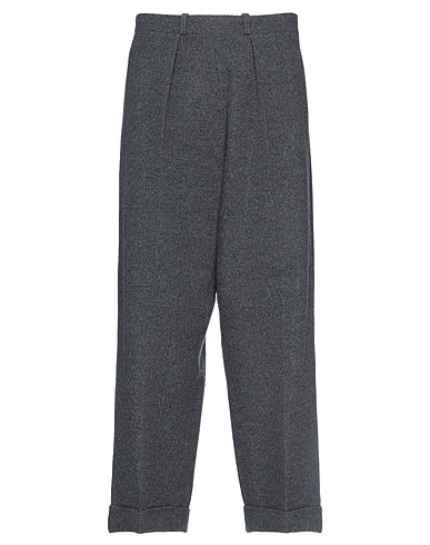 MAISON MARGIELA Casual trouser Lead 67% Wool, 22% Polyester, 6% Polyamide, 5% Acrylic