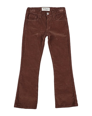 ROŸ ROGER'S Pantalone Marrone 97% Cotone, 3% Elastan