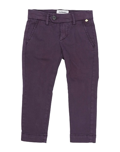 ROŸ ROGER'S Casual trouser Plum 87% Cotton, 10% Polyester, 3% Elastane