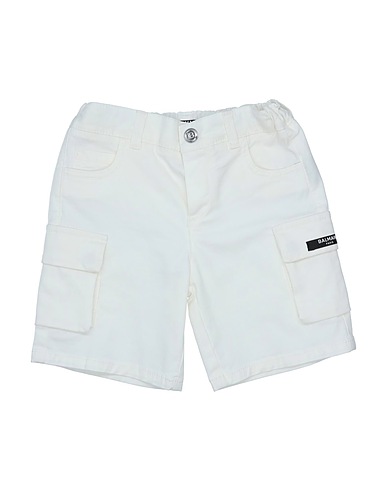 BALMAIN Shorts & Bermuda White 97% Cotton, 3% Elastane