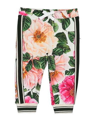 DOLCE&GABBANA Casual pants White 90% Cotton, 10% Elastane