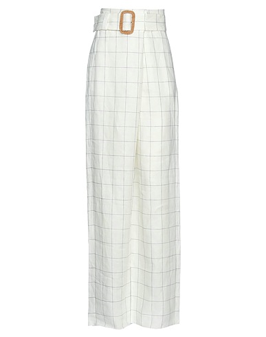 GIORGIO ARMANI Pantalone Bianco 100% Lino