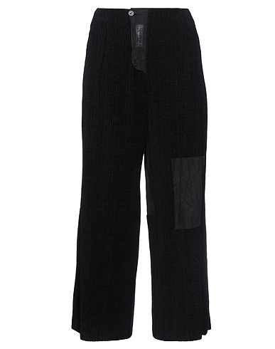 MO KOSHJI Casual trouser Black 99% Cotton, 1% Elastane