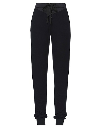 GREG LAUREN Casual trouser Black Cotton, Silk, Rayon