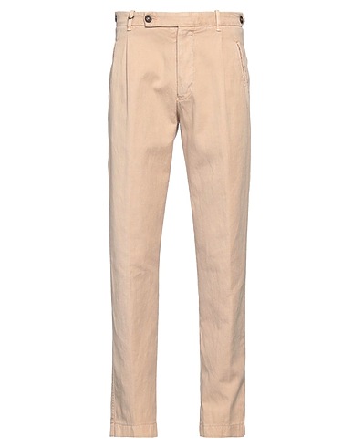 BERWICH Casual pants Beige 72% Cotton, 28% Linen