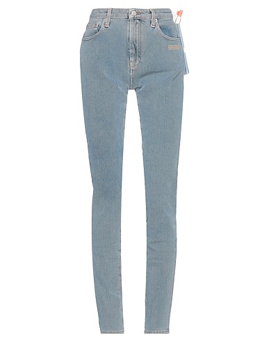 OFF-WHITE™ Denim trousers Blue 85% Cotton, 12% Polyester, 3% Elastane
