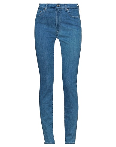 (+) PEOPLE Denim trousers Blue 92% Cotton, 6% Elastomultiester, 2% Elastane