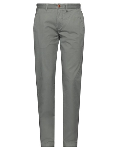 BARBOUR Casual trouser Sage green 98% Cotton, 2% Elastane