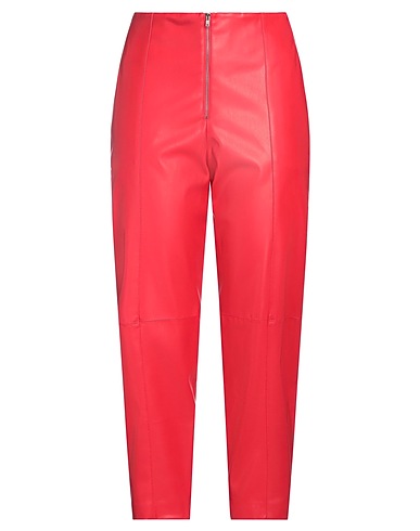 LIVIANA CONTI Pantalone Rosso 50% Poliuretano, 50% Poliestere