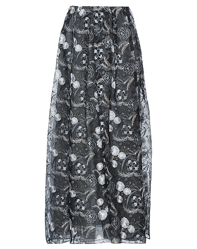 GIORGIO ARMANI Long skirt Black 100% Silk, Viscose, Polyester