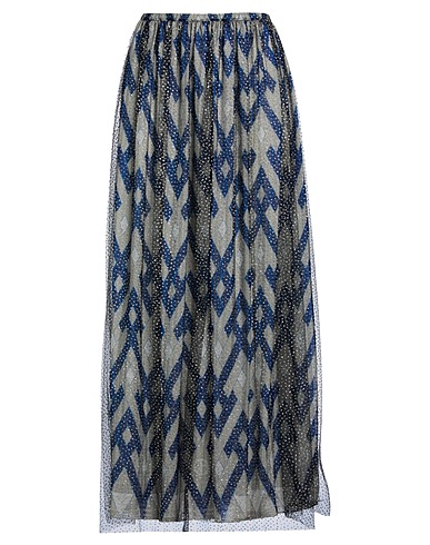 GIORGIO ARMANI Long skirt Black 58% Silk, 42% Viscose, Polyamide, Polyester