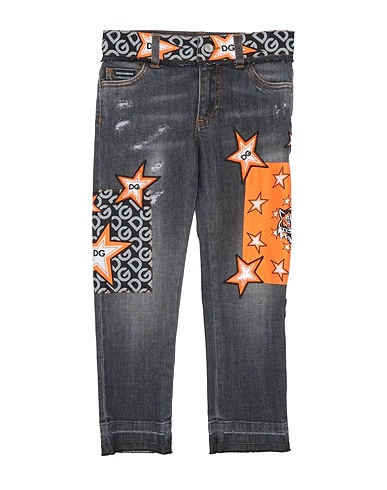 DOLCE&GABBANA Denim trousers Black 98% Cotton, 2% Elastane