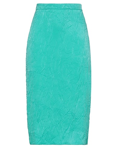 PATRIZIA PEPE Midi skirt Light green 100% Polyester