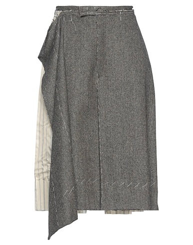 MAISON MARGIELA Midi skirt Khaki 100% Wool