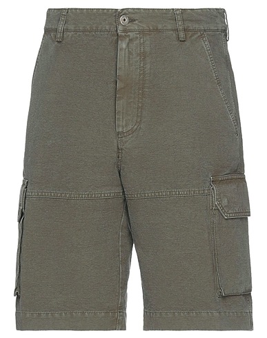 HISTORIC Shorts & Bermuda Verde militare 100% Cotone