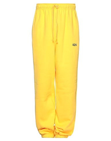 424 FOURTWOFOUR Pantalon Jaune 100% Coton