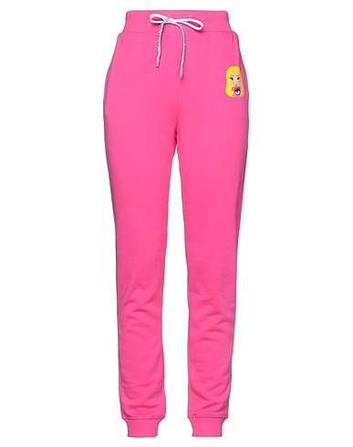 CHIARA FERRAGNI Casual trouser Fuchsia 100% Cotton, Elastane