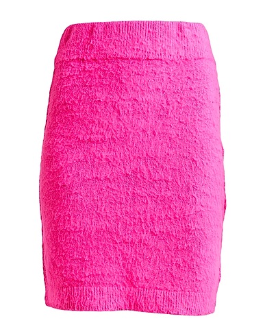 HELMUT LANG Mini skirt Pink 73% Cotton, 25% Polyamide, 2% Elastane