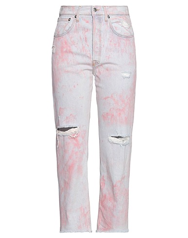 (+) PEOPLE Denim trousers Pink 98% Organic cotton, 2% Elastane
