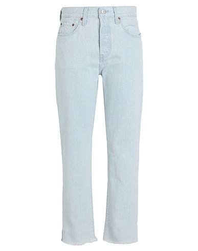 LEVI'S Denim trousers 501 CROP

 Blue 100% Cotton