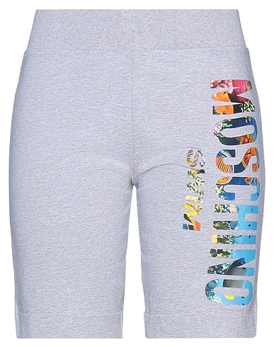 MOSCHINO Shorts & Bermuda Light grey 95% Cotton, 5% Elastane