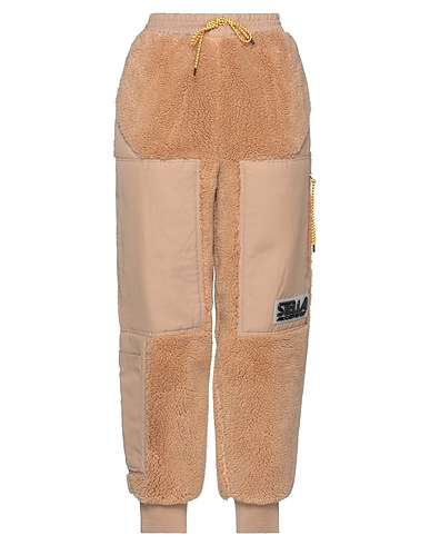 STELLA McCARTNEY Casual trouser Sand 100% Polyester, Polyamide, Cotton, Linen, Llama wool