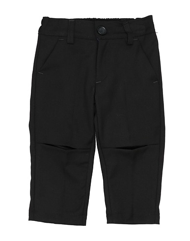 MANUELL & FRANK Casual trouser Black 65% Polyester, 32% Viscose, 3% Elastane