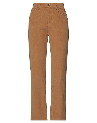 TWINSET Casual trouser Camel 98% Cotton, 2% Elastane