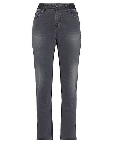BRAND UNIQUE Pantaloni jeans Nero 45% Cotone, 25% Viscosa, 25% Poliuretano, 4% Altre Fibre, 1% Elastan