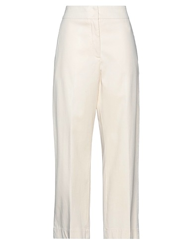 SEVENTY VENEZIA Casual trouser Ivory 97% Cotton, 3% Elastane