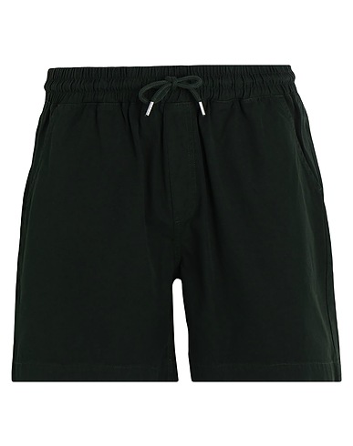 COLORFUL STANDARD Shorts & Bermuda Dark green 100% Organic cotton