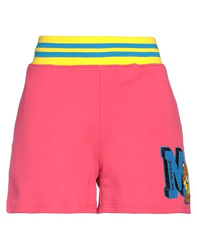 MOSCHINO Shorts & Bermuda Fuchsia 100% Organic cotton