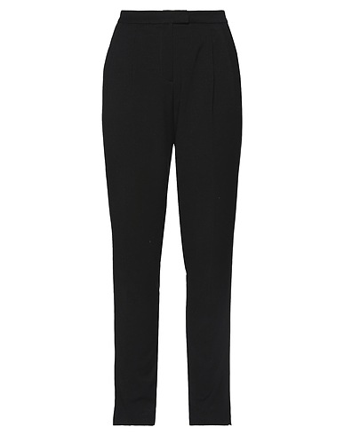GAëLLE Paris Casual trouser Black 63% Polyester, 34% Viscose, 3% Elastane