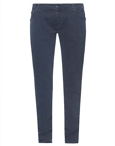 JACOB COHЁN Denim trousers Midnight blue 97% Cotton, 3% Elastane, Polyester