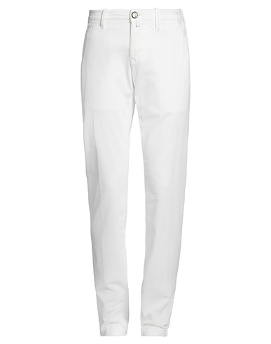 JACOB COHЁN Casual trouser White 78% Cotton, 20% Modal, 2% Elastane
