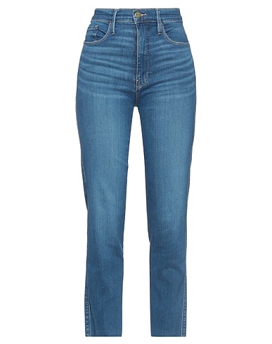 FRAME Denim trousers Blue 81% Cotton, 11% Recycled cotton, 6% Recycled polyester, 2% Elastane