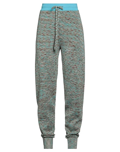 M MISSONI Casual trouser Sage green 100% Wool