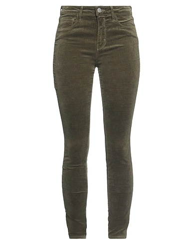 L'AGENCE Casual trouser Military green 65% Cotton, 33% Rayon, 2% Elastane