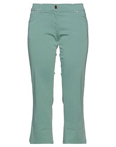 JACOB COHЁN Casual trouser Light green 97% Cotton, 3% Elastane