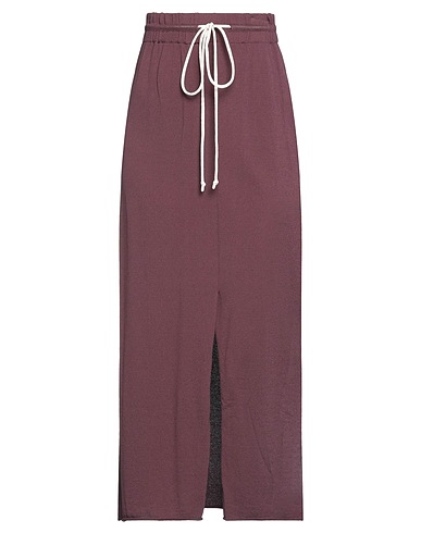 LIVIANA CONTI Long skirt Plum 65% Viscose, 35% Polyamide