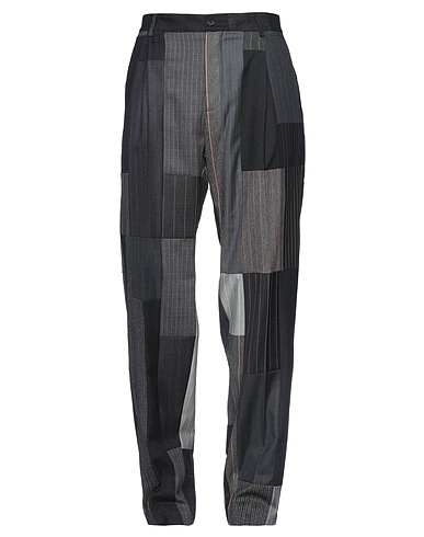 DOLCE&GABBANA Casual trouser Black 54% Virgin Wool, 20% Wool, 13% Elastic fibres, 12% Polyester, 1% Cotton