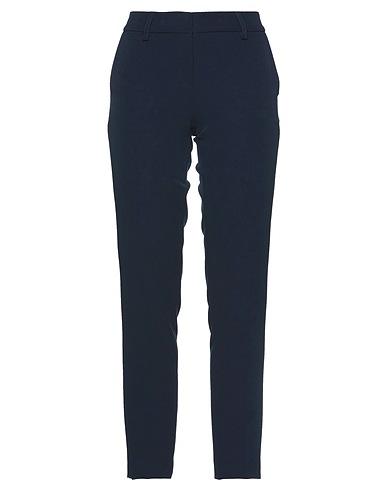 MESSAGERIE Casual trouser PATRIZIO PISCAGLIA Midnight blue 88% Polyester, 12% Elastane