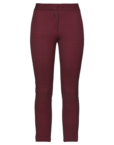 SIYU Pantalone Porpora 97% Lana Vergine, 3% Elastan