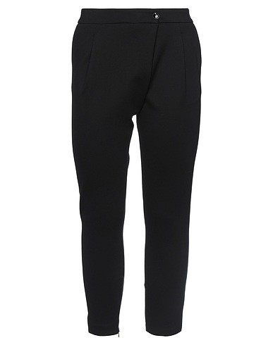 EVOO Casual trouser Black 70% Viscose, 25% Nylon, 5% Elastane