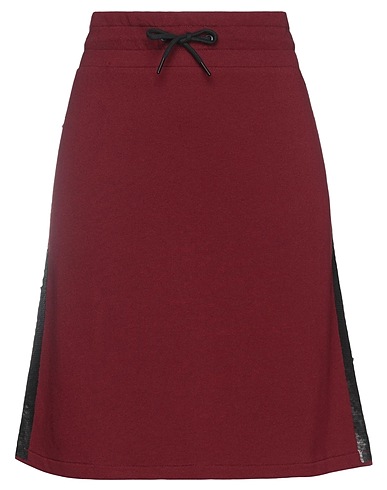 SUN 68 Mini skirt Burgundy 80% Cotton, 20% Viscose