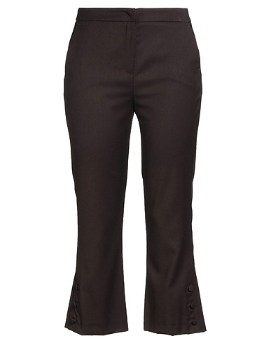 HANITA Casual pants Dark brown 100% Polyester