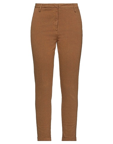 MANILA GRACE Casual pants Lime green 70% Cotton, 28% Polyester, 2% Elastane